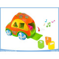 Jouets éducatifs de voiture électrique avec la musique et les blocs de jouets d&#39;éducation